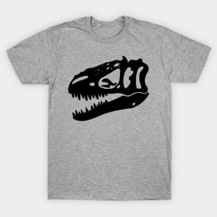 Yutyrannus skull - black T-Shirt